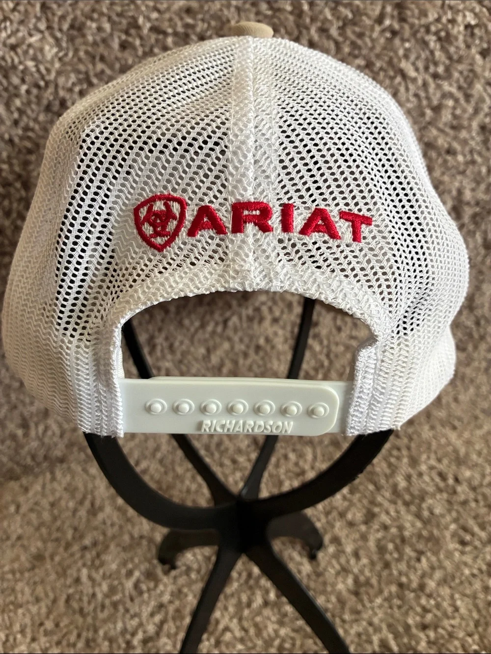 Ariat Oil Rig USA Flag Trucker SnapBack Cap